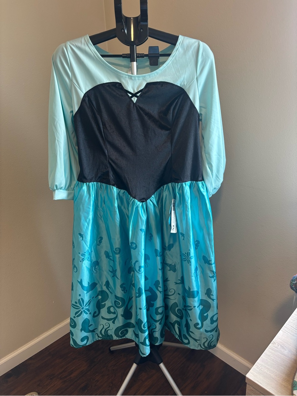 NWT Little Adventures Adult Enchanted Mermaid Day Dress Costume XL 14-16 Ariel